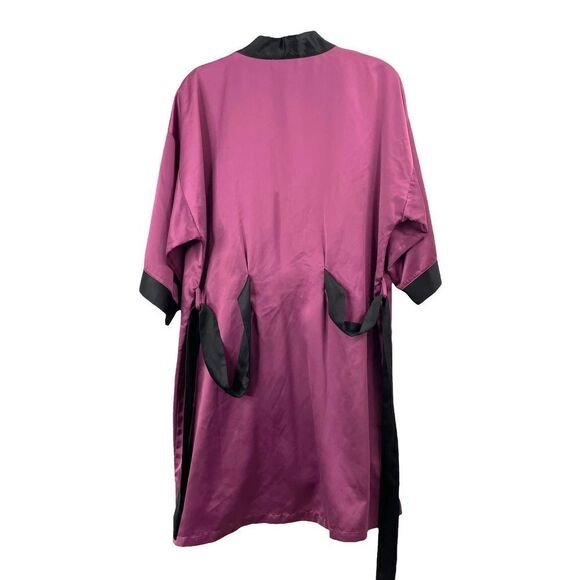 Linea Donatella Sets to Go Satin Chemise & Wrap Robe Sz S - Picture 6 of 10